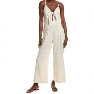 White cocktail tied jumpsuit size M